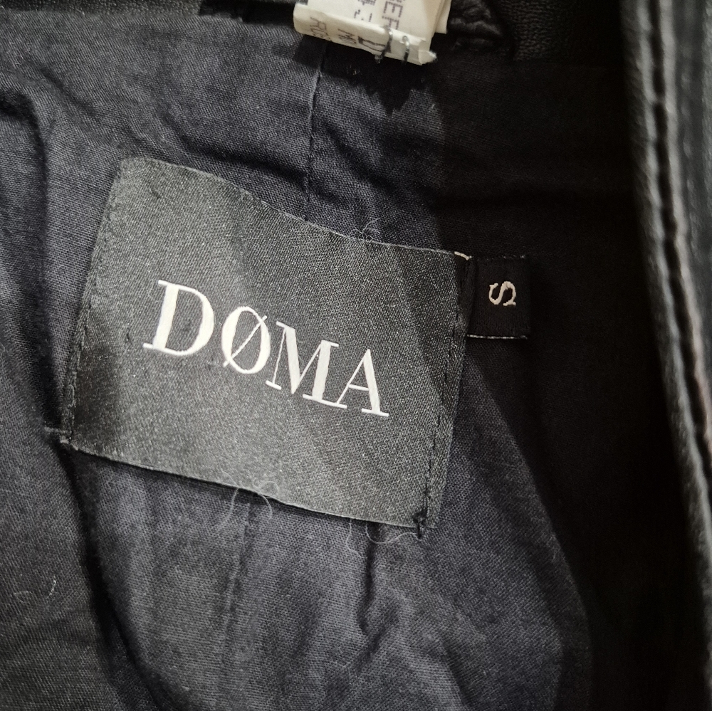 Doma Leather Moto Jacket - Women's Size Small In Excellent Condition - Picture 6 of 9